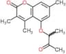 3,4,7-trimethyl-5-[(3-oxobutan-2-yl)oxy]-2H-chromen-2-one