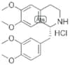 Isoquinoline, 1-[(3,4-dimethoxyphenyl)methyl]-1,2,3,4-tetrahydro-6,7-dimethoxy-, hydrochloride (1:…