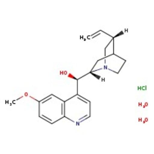 Quinine monohydrochloride dihydrate, 99% (total base), may contain up to 10% Dihydroquinine