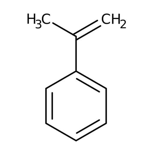 α-Methylstyrene, 99%, stab. with 10-20 ppm 4-tert-butylcatechol
