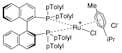 Chloro[(S)-(-)-2,2'-bis(di-p-tolylphosphino)-1,1'-binaphthyl](p-cymene)ruthenium(II) chloride [RuC…