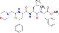 (S)-methyl 2-((S)-4-methyl-2-((S)-2-(2-morpholinoacetamido)-4-phenylbutanamido)pentanamido)-3-phen…