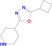 4-(5-Cyclobutyl-1,3,4-oxadiazol-2-yl)piperidine