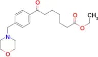 ethyl 7-[4-(morpholinomethyl)phenyl]-7-oxoheptanoate