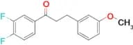 3′,4′-difluoro-3-(3-methoxyphenyl)propiophenone