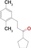 cyclopentyl 2-(2,5-dimethylphenyl)ethyl ketone