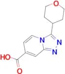 3-(Tetrahydro-2H-pyran-4-yl)-[1,2,4]triazolo[4,3-a]pyridine-7-carboxylic acid