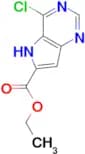 ethyl 4-chloro-5H-pyrrolo[3,2-d]pyrimidine-6-carboxylate