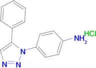 4-(5-phenyl-1H-1,2,3-triazol-1-yl)aniline hydrochloride