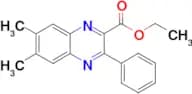 6,7-Dimethyl-3-phenyl-quinoxaline-2-carboxylic acid ethyl ester