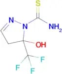5-Hydroxy-5-(trifluoromethyl)-4,5-dihydro-1h-pyrazole-1-carbothioamide