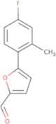 5-(4-Fluoro-2-methylphenyl)furan-2-carbaldehyde