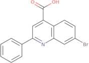 7-Bromo-2-phenylquinoline-4-carboxylic acid