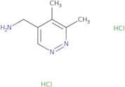 (5,6-Dimethylpyridazin-4-yl)methanamine dihydrochloride