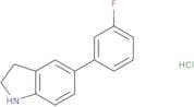 5-(3-Fluorophenyl)-2,3-dihydro-1H-indole hydrochloride