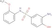 3-Amino-4-hydroxy-N-(2-methoxyphenyl)benzene-1-sulfonamide