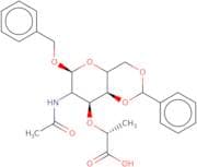 Benzyl 2-acetamido-4,6-O-benzylidene-2-deoxy-α-D-muramic acid
