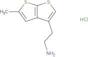2-{5-Methylthieno[2,3-b]thiophen-3-yl}ethan-1-amine hydrochloride