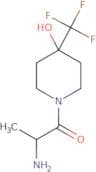 2-Amino-1-(4-hydroxy-4-(trifluoromethyl)piperidin-1-yl)propan-1-one