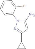 3-Cyclopropyl-1-(2-fluorophenyl)-1H-pyrazol-5-amine