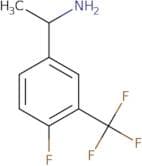 1-[4-Fluoro-3-(trifluoromethyl)phenyl]ethan-1-amine