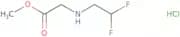 Methyl 2-[(2,2-difluoroethyl)amino]acetate hydrochloride