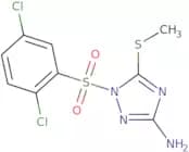 1-((2,5-dichlorophenyl)sulfonyl)-5-methylthio-1,2,4-triazole-3-ylamine