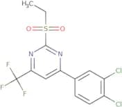 4-(3,4-Dichlorophenyl)-2-(ethanesulfonyl)-6-(trifluoromethyl)pyrimidine