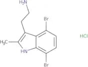2-(4,7-Dibromo-2-methyl-1H-indol-3-yl)ethanamine hydrochloride