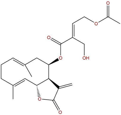 8β-(4-Acetoxy-5-hydroxytigloyloxy)costunolide