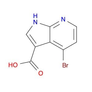 1H-Pyrrolo[2,3-b]pyridine-3-carboxylic acid, 4-bromo-