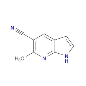 1H-Pyrrolo[2,3-b]pyridine-5-carbonitrile, 6-methyl-