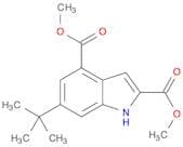 1H-Indole-2,4-dicarboxylic acid, 6-(1,1-dimethylethyl)-, 2,4-dimethyl ester