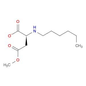 Aspartic acid, N-hexyl-, 4-methyl ester
