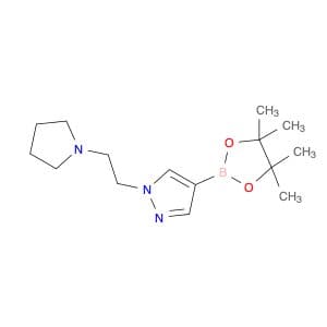 1H-Pyrazole, 1-[2-(1-pyrrolidinyl)ethyl]-4-(4,4,5,5-tetramethyl-1,3,2-dioxaborolan-2-yl)-
