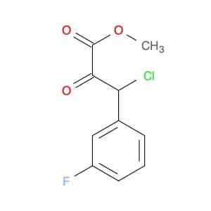 Methyl 3-chloro-3-(3-fluorophenyl)-2-oxopropanoate