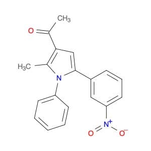 Ethanone, 1-[2-methyl-5-(3-nitrophenyl)-1-phenyl-1H-pyrrol-3-yl]-