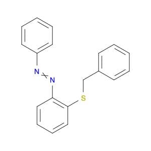 Diazene, 1-phenyl-2-[2-[(phenylmethyl)thio]phenyl]-