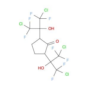 Cyclopentanone, 2,5-bis[2-chloro-1-(chlorodifluoromethyl)-2,2-difluoro-1-hydroxyethyl]-