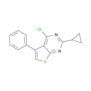 4-Chloro-2-cyclopropyl-5-phenylthieno[2,3-d]pyrimidine