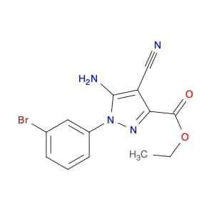 Ethyl 5-amino-1-(3-bromophenyl)-4-cyanopyrazole-3-carboxylate
