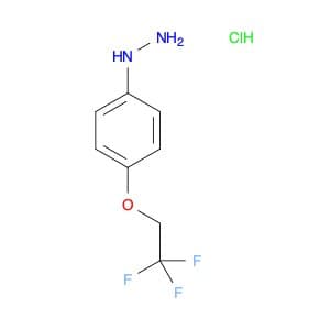 Hydrazine, [4-(2,2,2-trifluoroethoxy)phenyl]-, hydrochloride (1:1)