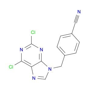 Benzonitrile, 4-[(2,6-dichloro-9H-purin-9-yl)methyl]-