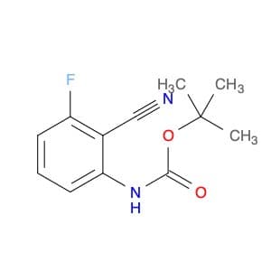 (2-Cyano-3-fluoro-phenyl)-carbamic acid tert-butyl ester