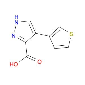 1H-Pyrazole-3-carboxylic acid, 4-(3-thienyl)-