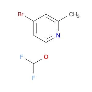 Pyridine, 4-bromo-2-(difluoromethoxy)-6-methyl-
