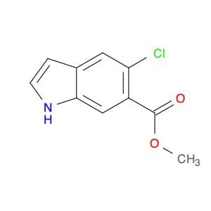 1H-Indole-6-carboxylic acid, 5-chloro-, methyl ester