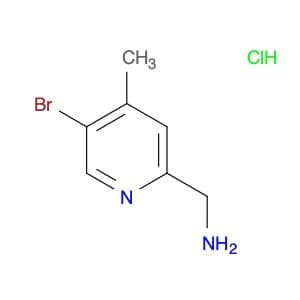 2-Pyridinemethanamine, 5-bromo-4-methyl-, hydrochloride (1:1)