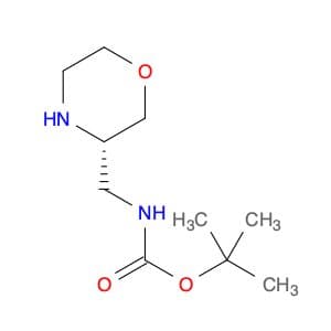 Carbamic acid, N-[(3S)-3-morpholinylmethyl]-, 1,1-dimethylethyl ester