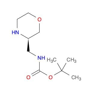 Carbamic acid, N-[(3R)-3-morpholinylmethyl]-, 1,1-dimethylethyl ester